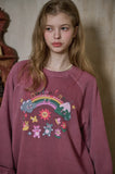 Wonderland Raglan Pigment Sweatshirt