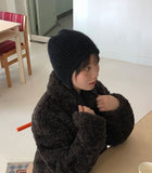 Moonvero Angora Strap Bonnet Knit Beanie