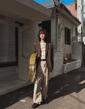 Eric One Tuck Corduroy Wide Pants