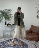 Pino Washed Banding Bermuda Pants