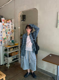 [unisex] Amiku Summer Over Check Shirt