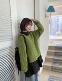 Hensoni cable round cardigan