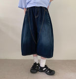 Inferred Summer Printing Denim Bermuda Pants