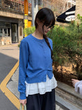 Hayushi Round Neck Button Cardigan