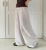 Enker Cool Banding Wide Linen Pants
