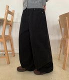 Nicohi Peach Fuzz Wide Cotton Pants