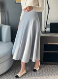 Yupia Flared Banding Long Skirt