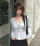 Namo V-neck Loose Fit Daily Cardigan