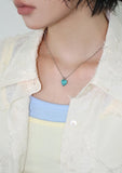 HEART STONE NECKLACE