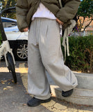 Lehen banding pin tuck brushed balloon training pants