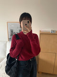 Lumdy wool cashmere semi-polar knit