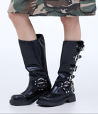 Ond Buckle Long Boots
