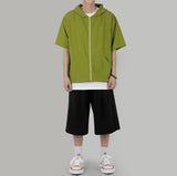 Taber hooded zip up