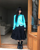Mihen Round Wool Knit Cardigan
