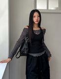 Tishy Eyelet Strap Halter Sleeveless