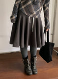 Kinnes Flare Banding Midi Skirt