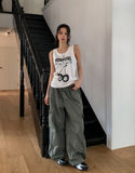 Nickel Pigment Cut Nylon Pants