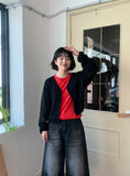 Tebolli Color Linen Summer Knit Cardigan