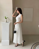 Cezanne flare banding sleeveless one piece