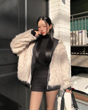 Acid Reversible Fur Jacket