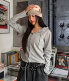 Benny Semi-Crop Hooded Cardigan