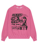 LOVE PUNK PIGMENT SWEATSHIRT