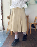 Nekomi Pleated Midi Skirt