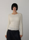 (WOOL) ROUGH DAMAGE KNIT