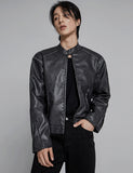 Vintage washing biker jacket