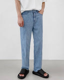 Slow linen denim pants