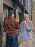 Cloud Overfit Crop Hoodie