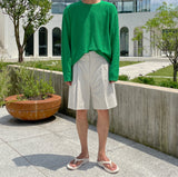 Boucle Summer Long Sleeve Knit
