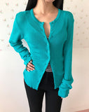Mur Summer Ribbed Cardigan