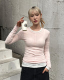 PASTEL SLIM LONG SLEEVE