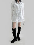 Lunt Oversized Fit Pad Long Shirt