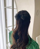 Piano dot ribbon hairpin