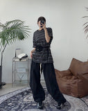 Freak pintuck nylon balloon pants