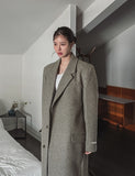 [wool80%] Mori Maxi Wool Hidden Coat