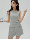 W 3-part Sweat Piping Shorts