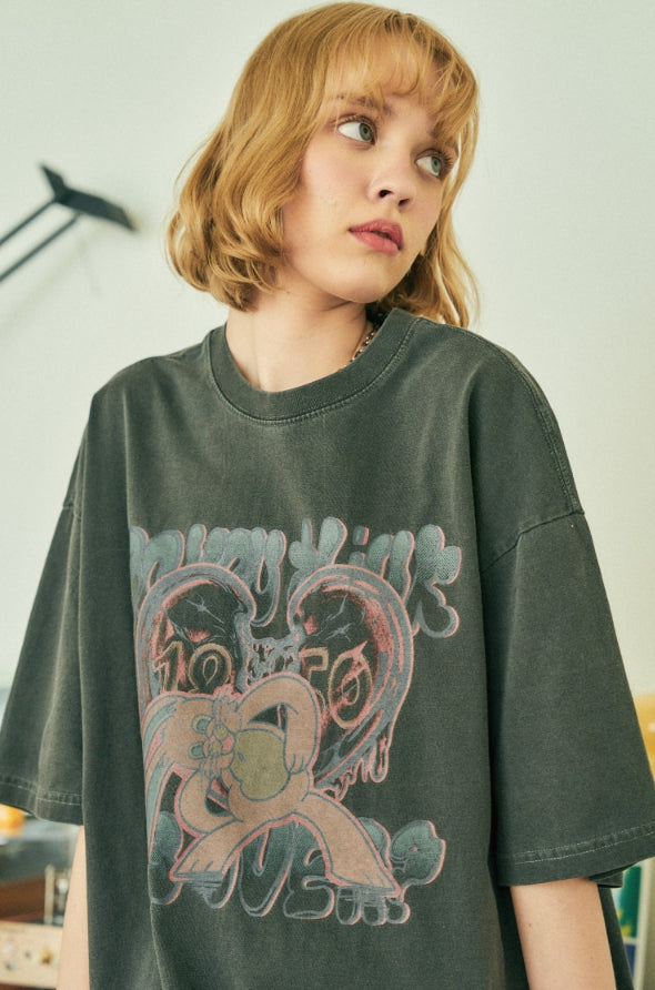 【CPGN STUDIO】Mad Hoppi Short Sleeve T-shirt CPGN STUDIO (コンパーニョ) - マッドホッピーピグメント半袖T