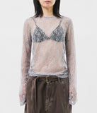 (W) Shell Lace Top