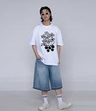 Flower Bouquet Drawing Short Sleeve Tee