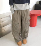 Pcom Vintage Pocket Wide Cargo Pants