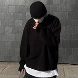 Unisex Overfit Round Handwarmer Ribbed Knit