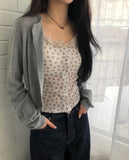 Hiyun Flower Frill Sleeveless