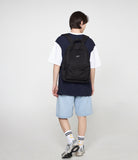 Baseball Black Logo Embroidery One Pocket Backpack