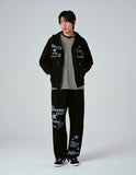 NO-ESSAGES Training Pin Tuck Wide Pants