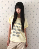 Kipel Lettering Short Sleeve T-shirt