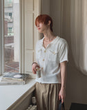 Cedar Two-Pocket Collared Knit Cardigan