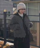 [BAONHAUS] Aland 2oz reversible ribbon quilting padding jumper